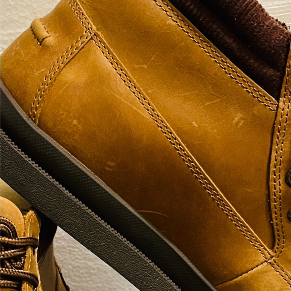 Sperry NWT Men's Wheat/Tan Leather Chukka Boots - Picture 14 of 14